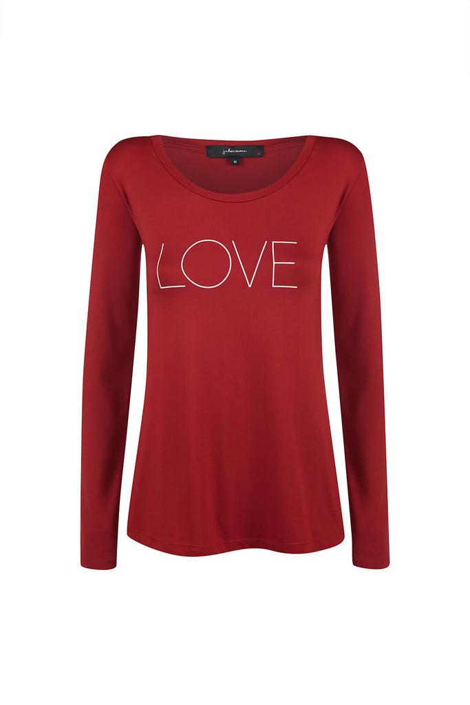Camiseta Love Vermelho