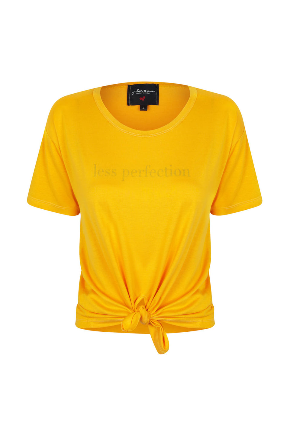 Camiseta Less Perfection Amarelo