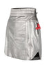 Shorts Saia Couro Metal V24