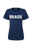 Camiseta Brasil Azul Marinho - Personalizável