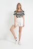 Shorts Clochard Tencel Off White