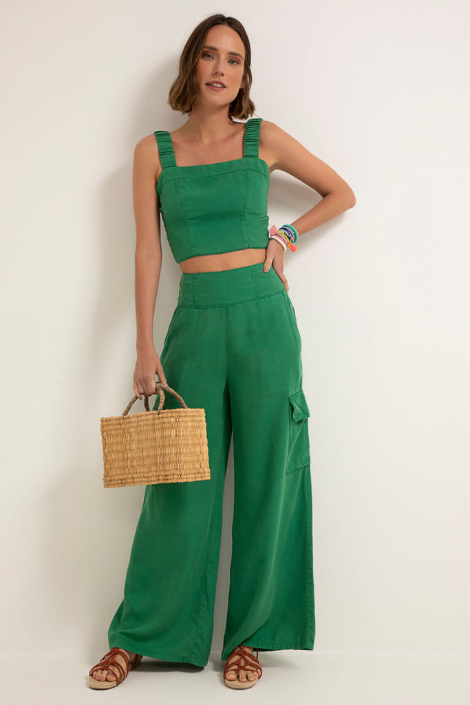 Top Tencel Verde