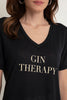 Camiseta Gin Therapy Preto