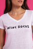 Camiseta Wine Rocks Branca