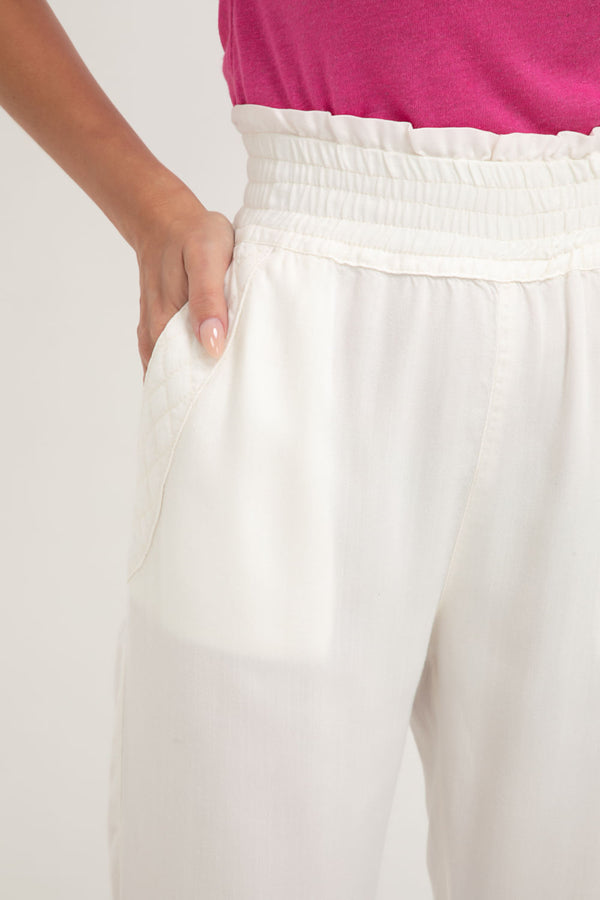 Calça Matelasse Off White