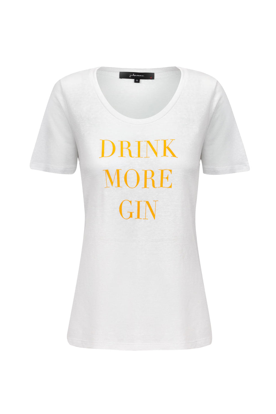 Camiseta Drink More Gin Branco