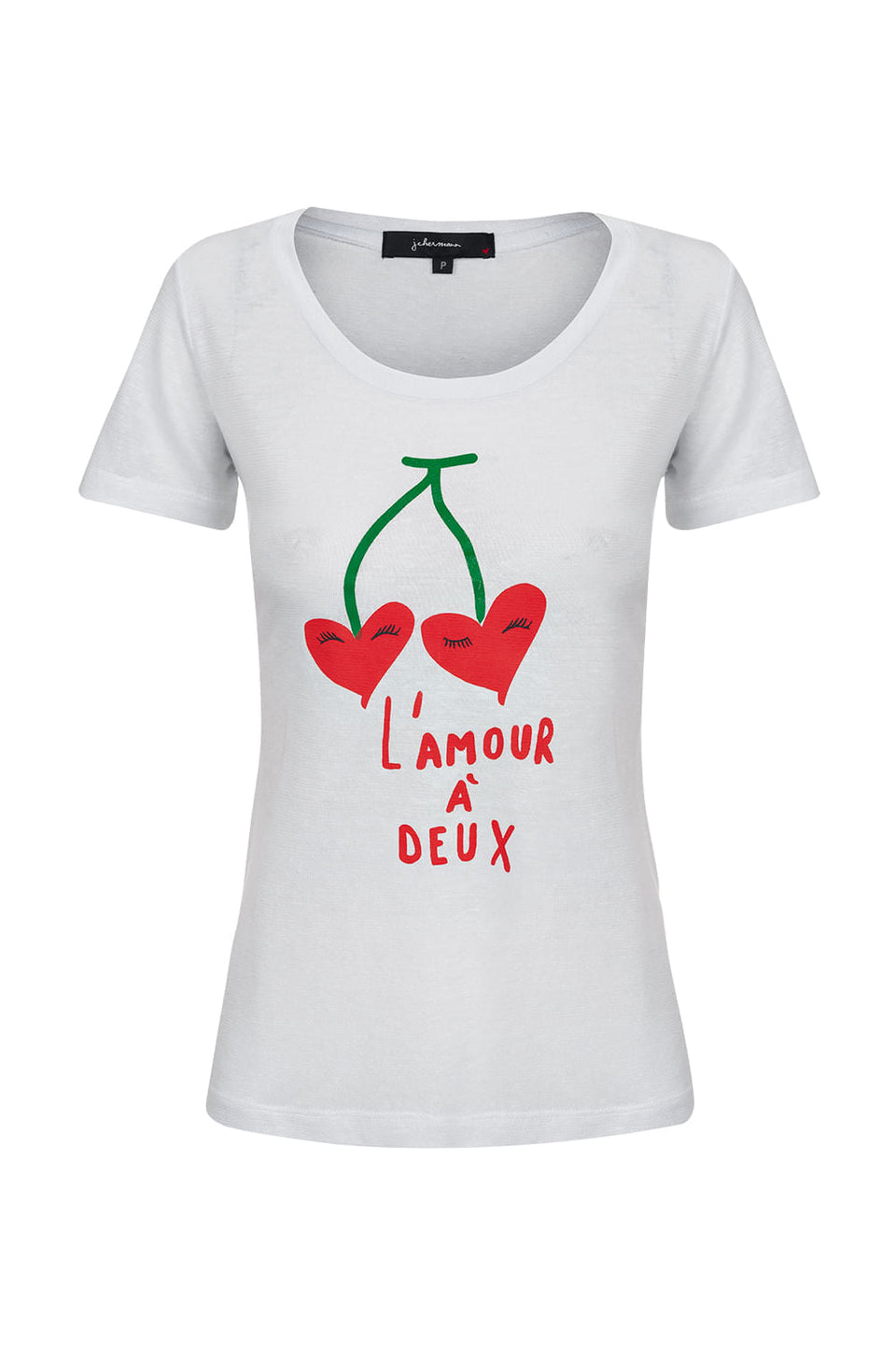 Camiseta L'amour A Deux Branco