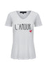 Camiseta L'amour Branca