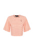 Camiseta Cropped Drinks Listra Laranja