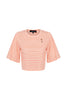 Camiseta Cropped Drinks Listra Laranja