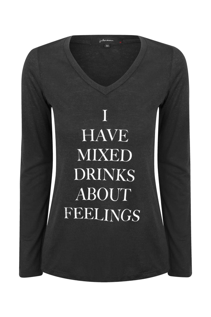 Camiseta I Have Mixed Preto