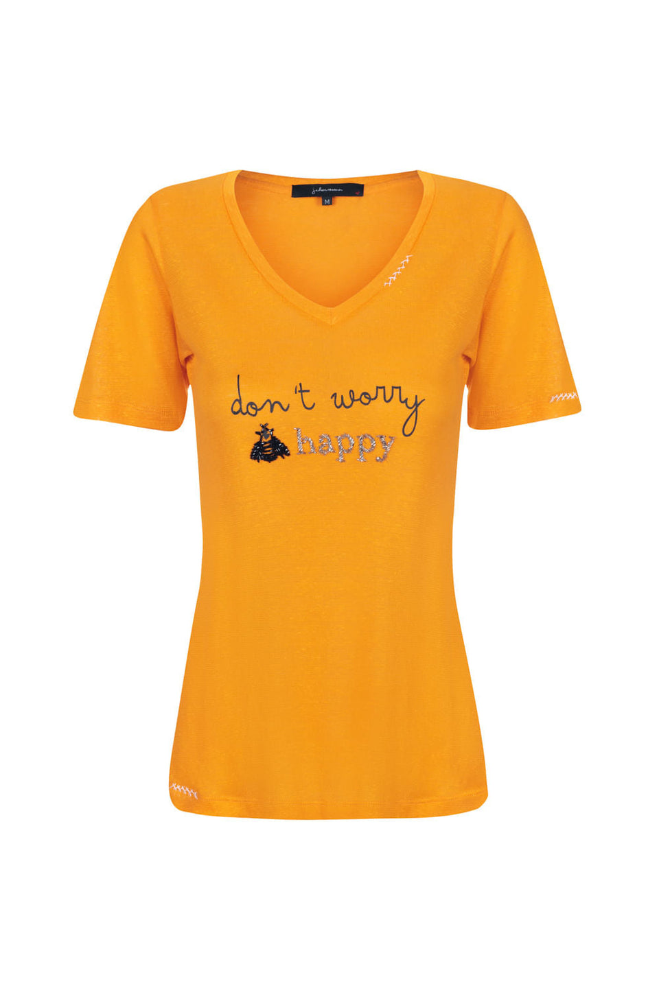 Camiseta Don't Worry Amarelo