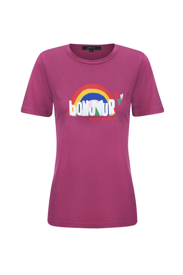 Camiseta Bonjour Mon Amour Pink