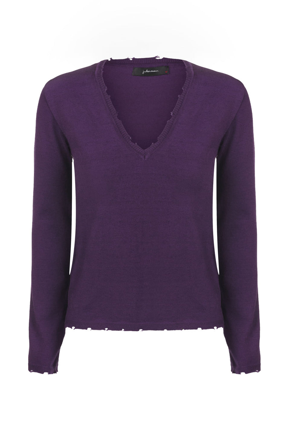 Tricot Soft Destroyed Roxo