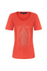 Camiseta Santa Strass Laranja