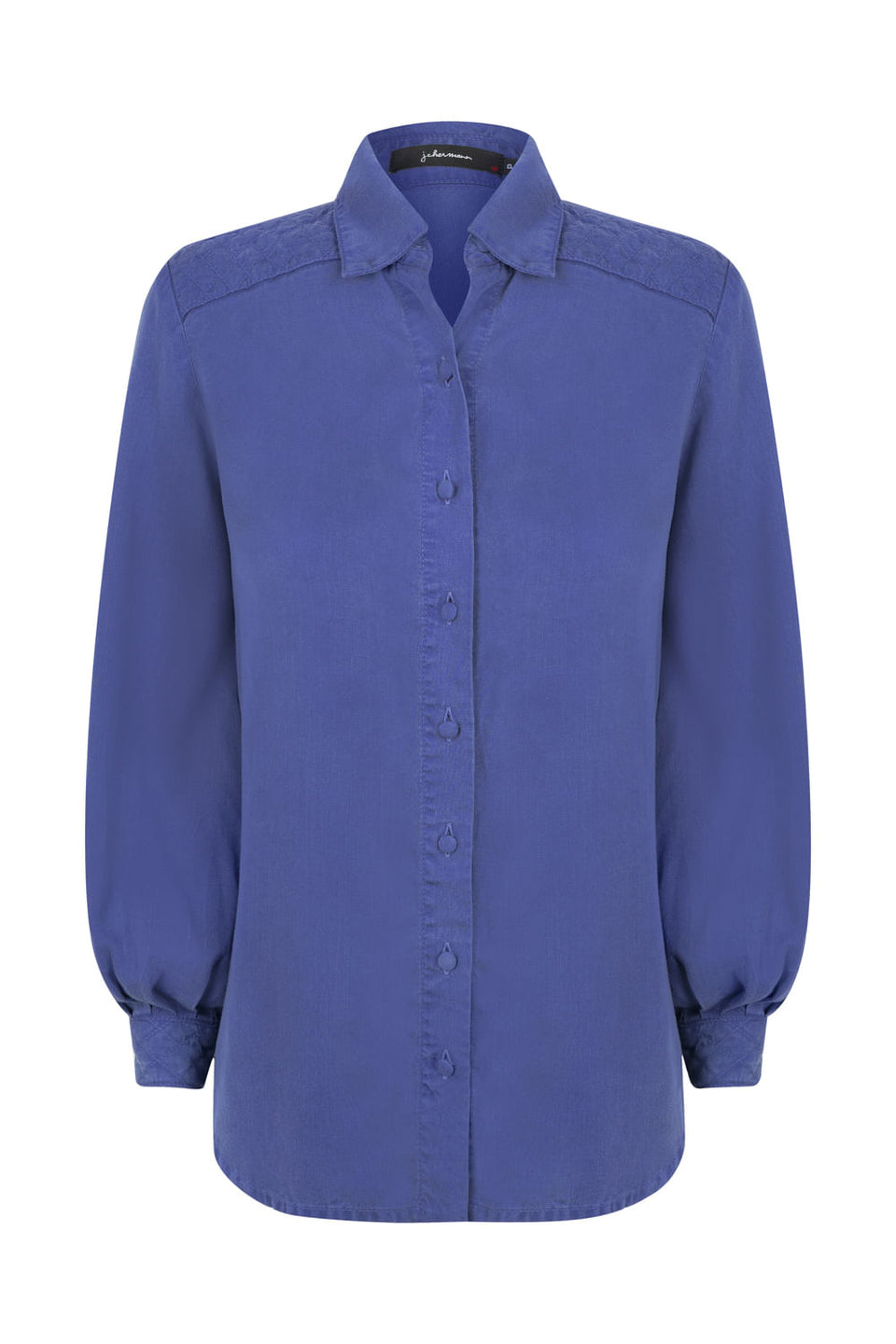 Camisa Matelasse Azul Royal