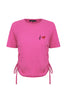 Camiseta 2 Amarrações Rosa