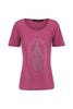 Camiseta Santa Strass Rosa