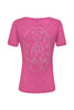 Camiseta Medalha Brilho Rosa