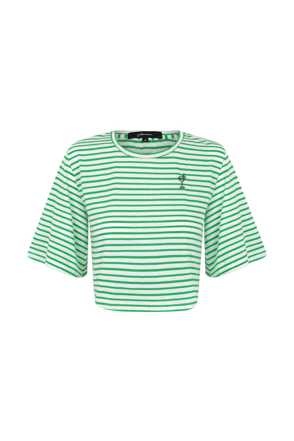 Camiseta Cropped Drinks Listra Verde