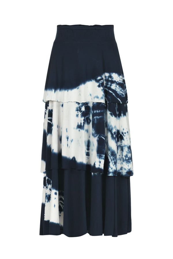 Saia 3 Marias Tie Dye Azul