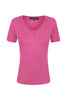 Camiseta Medalha Brilho Rosa