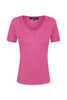 Camiseta Medalha Brilho Rosa