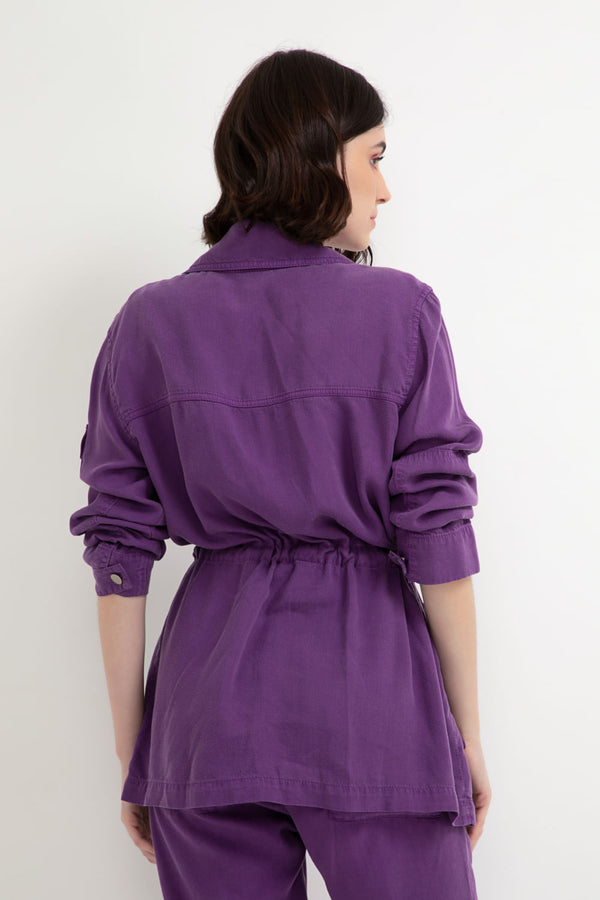 Parka Tencel Roxo