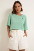 Camiseta Cropped Drinks Listra Verde