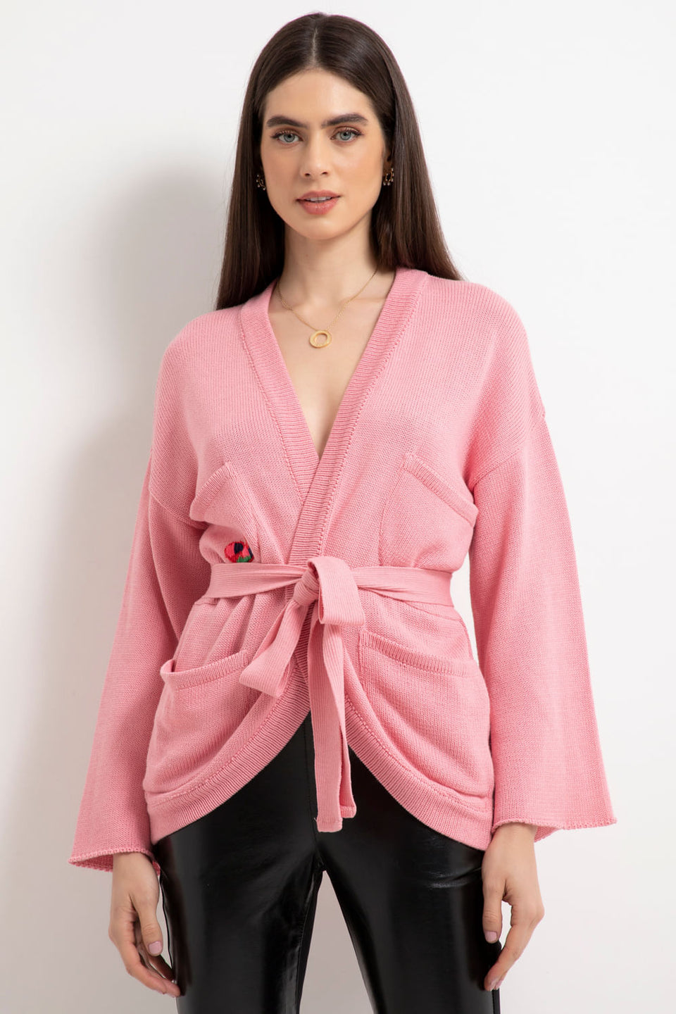 Kimono de Tricot Amour Rosa