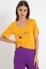 Camiseta Don't Worry Amarelo