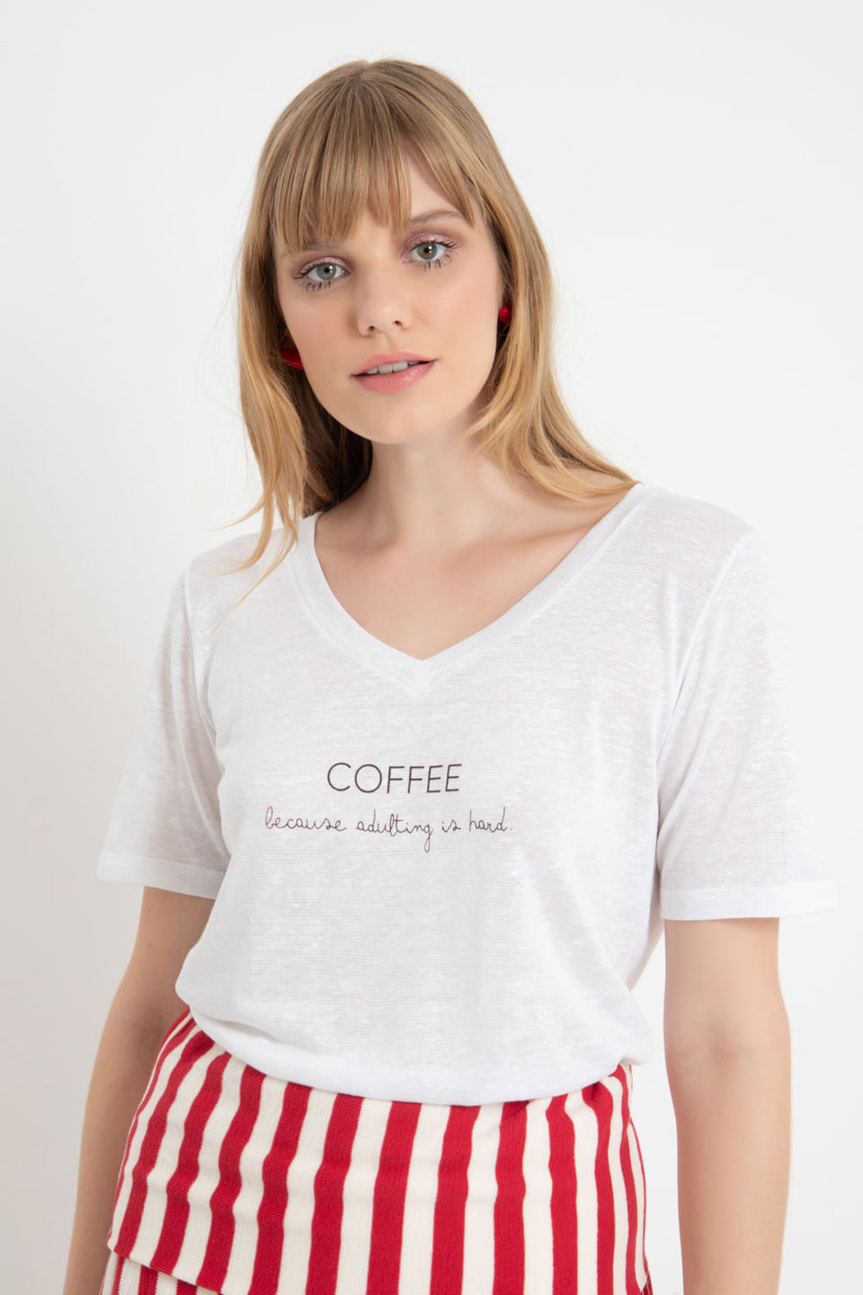 Camiseta Coffee Branco