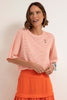 Camiseta Cropped Drinks Listra Laranja