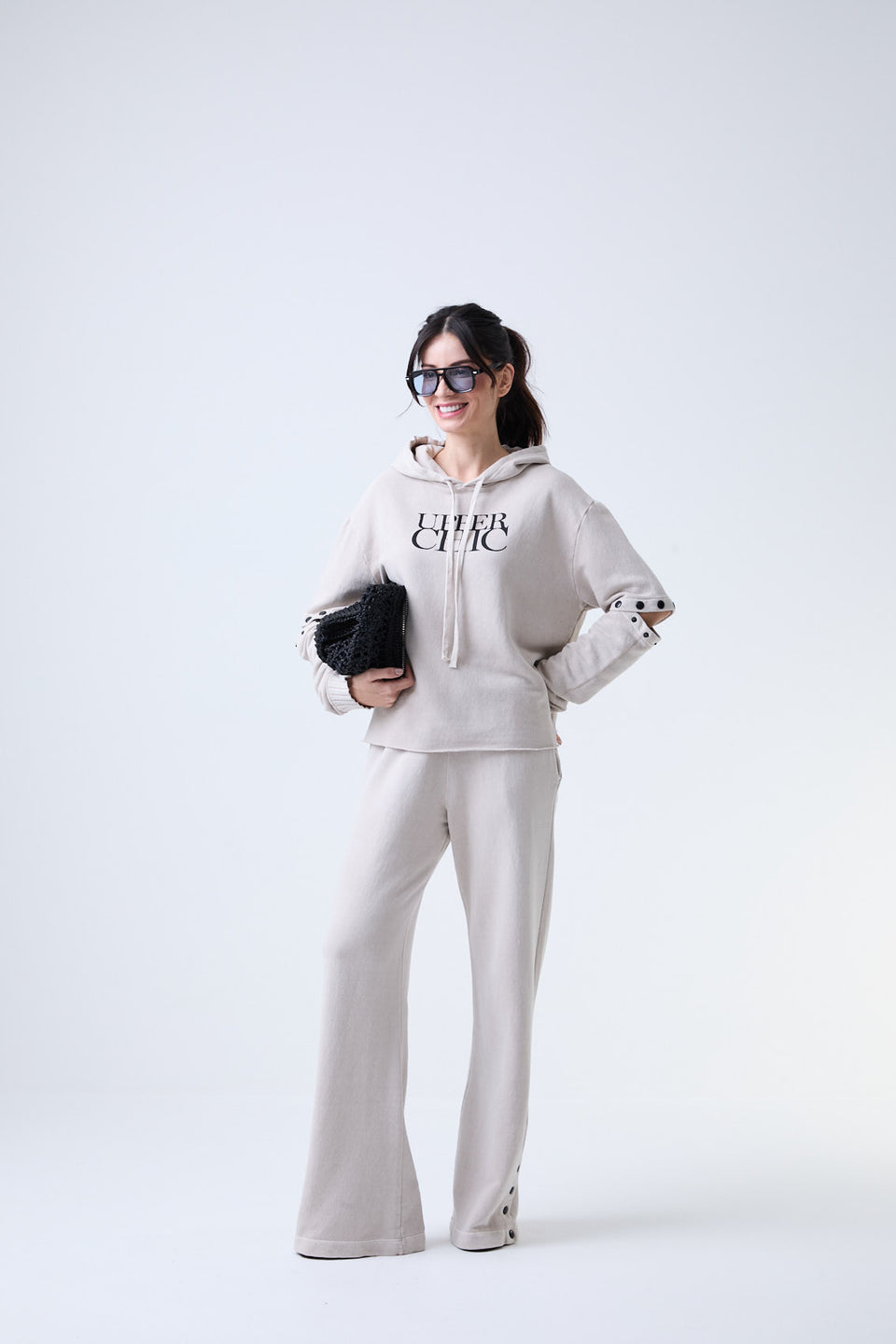 Calça Botões Upper Chic