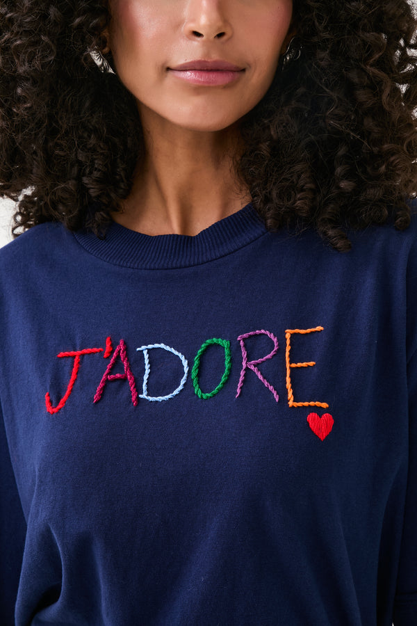 Camiseta Jadore Bordada