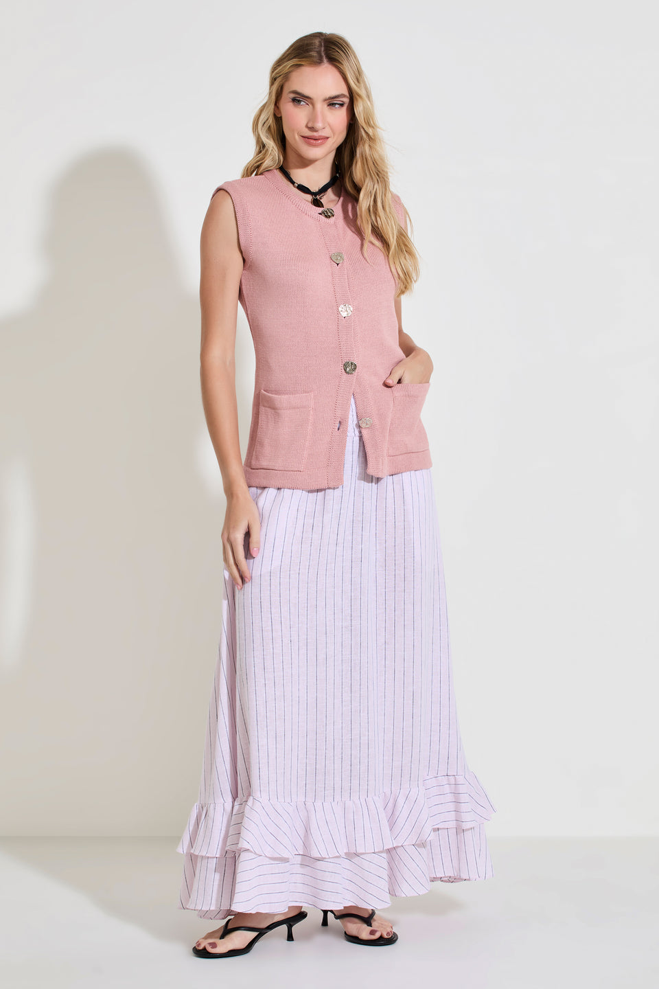 Colete Tricot Violete