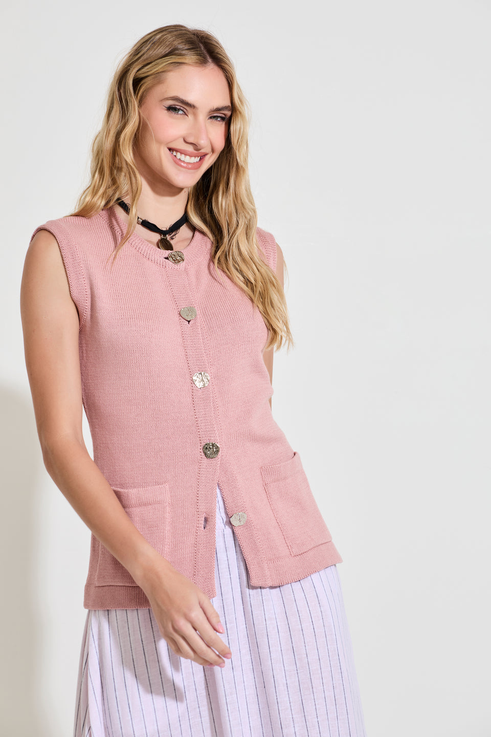 Colete Tricot Violete